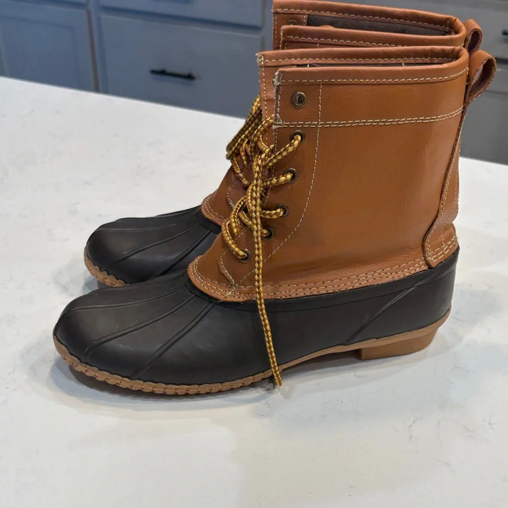 Target Men's Brown and Black Snow Boots